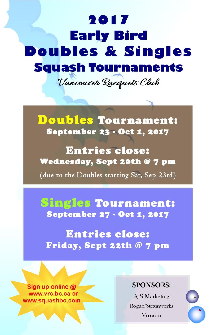 Early Bird Squash Tournament