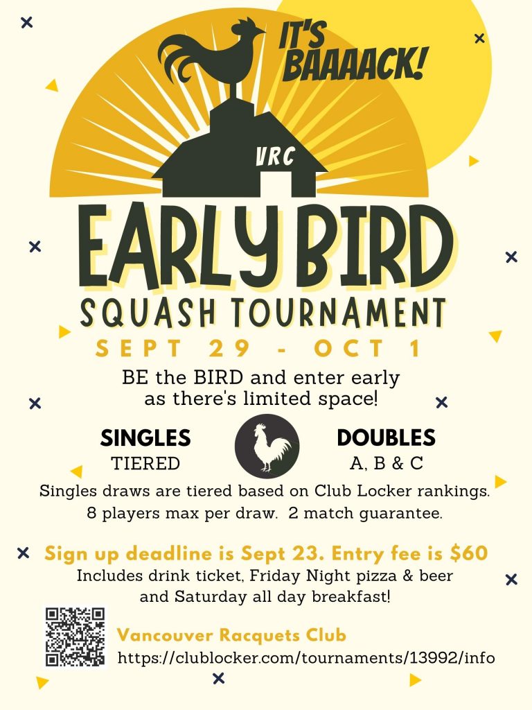 Early Bird Squash Tournament